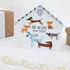 Pavilion Gift Company - Dogs Welcome - 6" MDF Plaque - Wall Sign Panels - 4 of 4