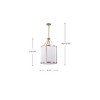 Nuvo Lighting Easton 3 - Light Pendant in  Burnished Brass - 2 of 4