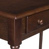 Writing 2-Drawer Desk - Satin Black - SEI - 4 of 4