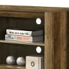 VYNXARI Knotty Oak 70"W TV Stand with Open Shelves and Cable Management,Storage Cabinets with doors and shelves - 2 of 4