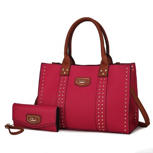 MKF Collection Davina Vegan Leather Women’s Tote Bag with wallet by Mia K - 1 of 4
