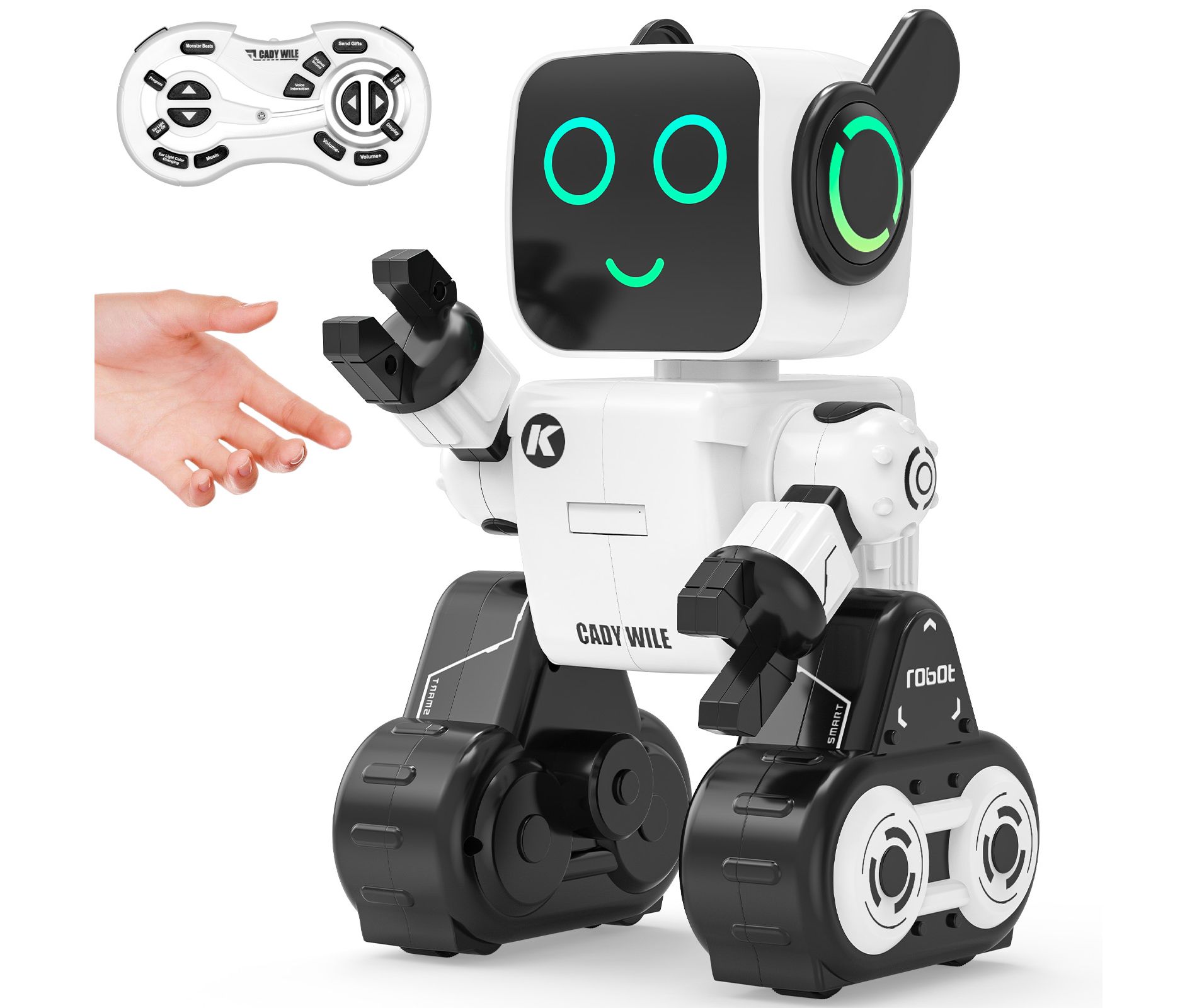 SUGIFT Robot Toy for Kids, Remote Control Intelligent Programming RC Robot, Music, Dancing, Talk, Play with Kids as a Gift for Gril and Boy