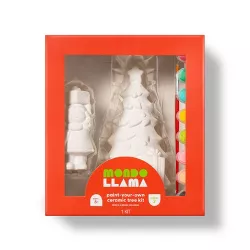 4pc Paint-Your-Own Ceramic Tree Kit - Mondo Llama™