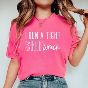 Simply Sage Market I Run A Tight Shipwreck Garment Dyed Tee - 1 of 4