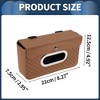 Unique Bargains Car Tissue Box Organizer Diamond Pattern PU Leather 8.27"x4.92"x2.95" 1 Pcs - 4 of 4