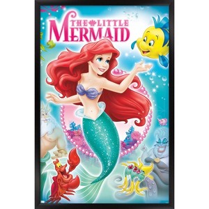 Trends International Disney The Little Mermaid - Cover Framed Wall Poster Prints - 1 of 4