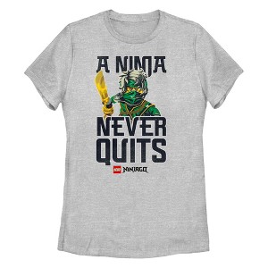 Women's LEGO: Ninjago A Ninja Never Quits T-Shirt - 1 of 4