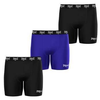 3 Pack Everlast Mens Boxer Briefs Breathable Underwear for Men Active Performance Dri Fusion Tech Mens Underwear