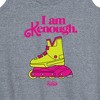 Women's - Barbie - I Am Kenough Rollerblades Graphic Racerback Tank - 2 of 4