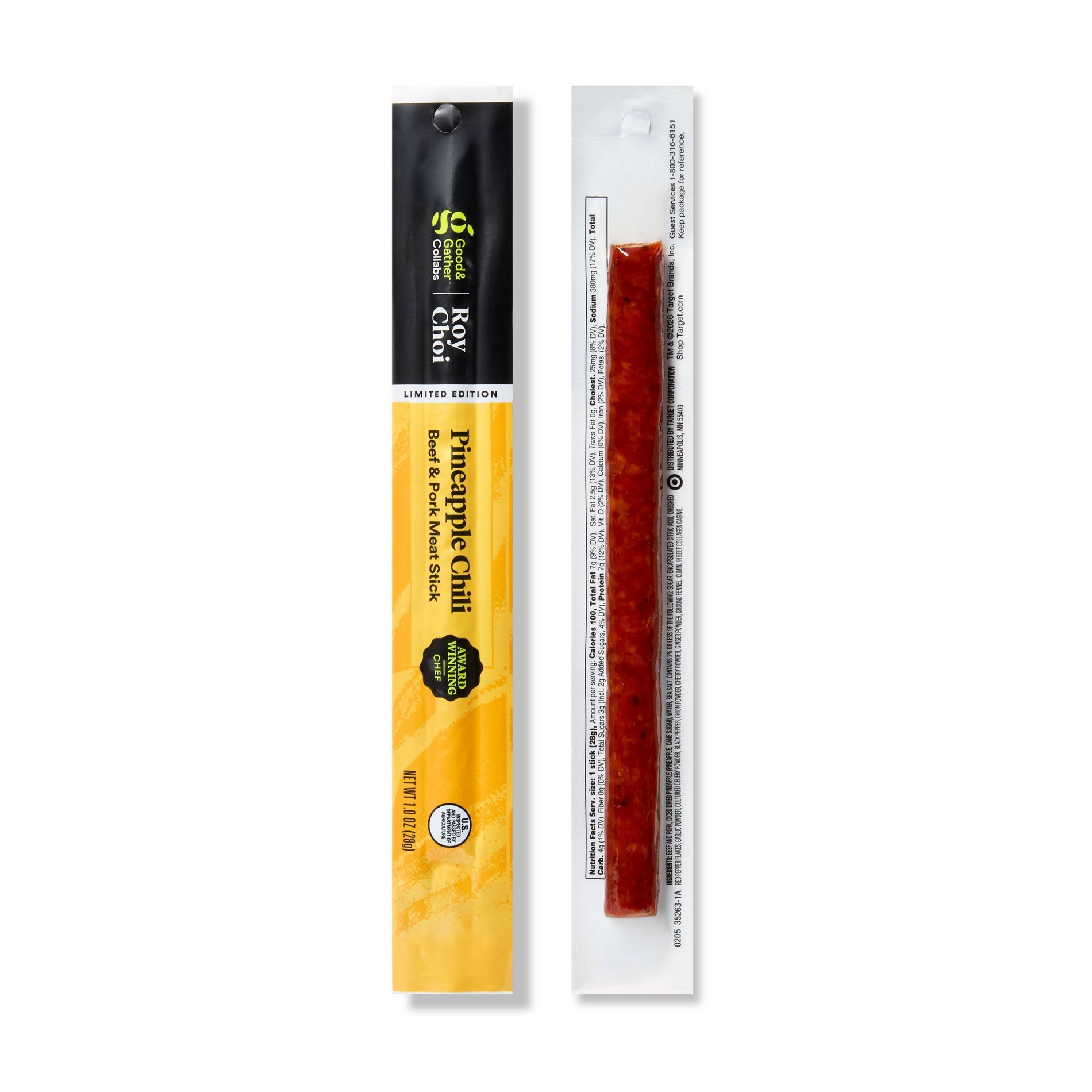 Pineapple Chili Beef & Pork Meat Stick - 24ct - Good & Gather™ Collabs | Roy Choi
