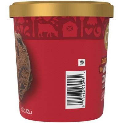 Kemps Double Fudge Moose Tracks Ice Cream - 48oz