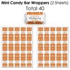 Big Dot of Happiness Happy Thanksgiving - Fall Harvest Party Candy Favor Sticker Kit - 304 Pieces - 3 of 4
