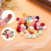 Unique Bargains Polyester Lightweight Smooth Texture Durable Ribbon Roses 100 Pcs - 4 of 4