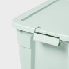 20gal Latching Storage Tote Daydream Green - Brightroom™ - 3 of 3