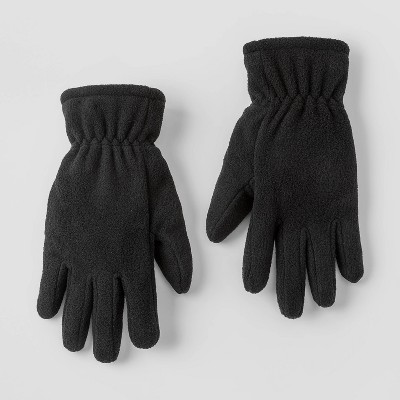 Boys' Fleece Gloves - Cat & Jack™ Black