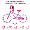 Hykolity Kids Bike Girl Bicycle 20 inch for Children Age 6-12 Years Old Height 48-62 in Tween Cycling Front Hand Brakes Sport Outdoor Bikes - Violet - 4 of 4