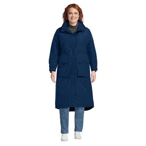 Lands' End Women's Squall Waterproof Insulated Winter Stadium Coat - 1 of 4