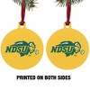 North Dakota State Bison Logo Secondary Aluminum Holiday Christmas Tree Ornament - 2 of 4