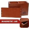 Monster Wooden Double Deck Box - Holds 250 Sleeved Cards- Compatible w Pokemon, Yugioh, Magic the Gathering & All Trading TCG Game, Gift - 4 of 4