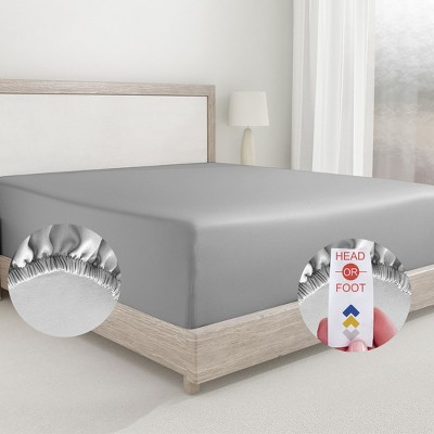 Light Gray Egyptian Cotton California King Sheet Set