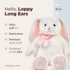 Bearington Loppy The Stuffed Bunny Plush, 16 Inch Pink Bunny Stuffed Animal, Stuffed Bunnies - 2 of 4