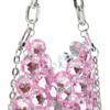 FATMOON Women's Acrylic Transparent Crystal Evening Handbag - Small Square Crossbody Bag with Beaded Detail - 4 of 4