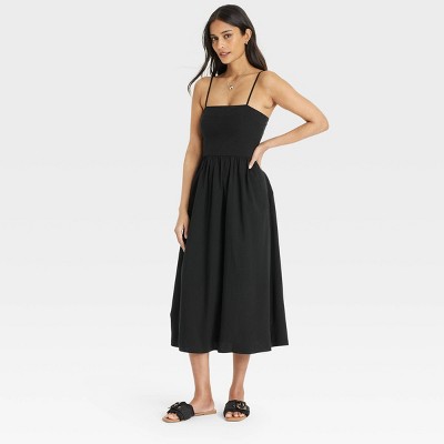 Women's Corset Midi A-Line Dress - Universal Thread™