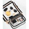 Generic Clear Crossbody Bag Stadium Approved, Clear Purse, Transparent Shoulder Messenger Handbag - 4 of 4