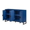 Okak Luxurious Sideboard Buffet, Storage Cabinet with 4 Honeycomb Patterned Doors, Coffee Bar Cabinet for Dining Room Living Room Entranway - 3 of 4