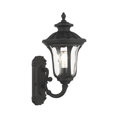 Livex Lighting Oxford 1 - Light Wall Light in  Textured Black