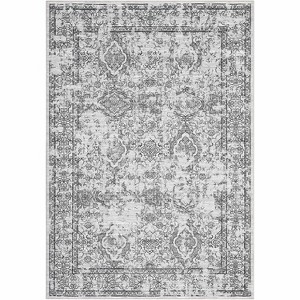 Washable Vintage Area Rug with Non-Slip Backing, Low Pile Soft Farmhouse Carpet for Living Room, Bedroom, Kids Playroom - 1 of 4
