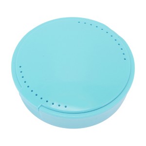 Unique Bargains Round Braces Box with Mirror 1 Pc - 1 of 4