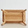 Racxily Solid Oak Natural Wood Shoe Bench & Storage Rack, Elegant Design, Multi-Functional for Entryway/Bedroom - 3 of 4