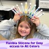 Darware Marker Holders; The Original Marker Gripper Silicone Marker Organizers for Broad Tip Colored Marker Sets, No More Lost Lids - 3 of 4