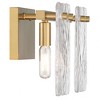 Savoy House Genry 2 - Light Vanity in  Warm Brass - 4 of 4