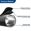 LunaLulinlk Toilet Paper Holder Stand with Top Storage Shelf, Black Toilet Paper Roll Holder Free Standing - 4 of 4