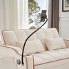 CAVINAS Versatile Foldable Sofa Bed in 3 Lengths, Modern Loveseat Sofa with Usb Port/Ashtray/Swivel Phone Stand, Velvet Pull-Out Bed - 3 of 4