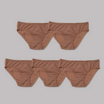 Goodern 5 Pcs Women Disposable Underwear Portable Cotton Underwear