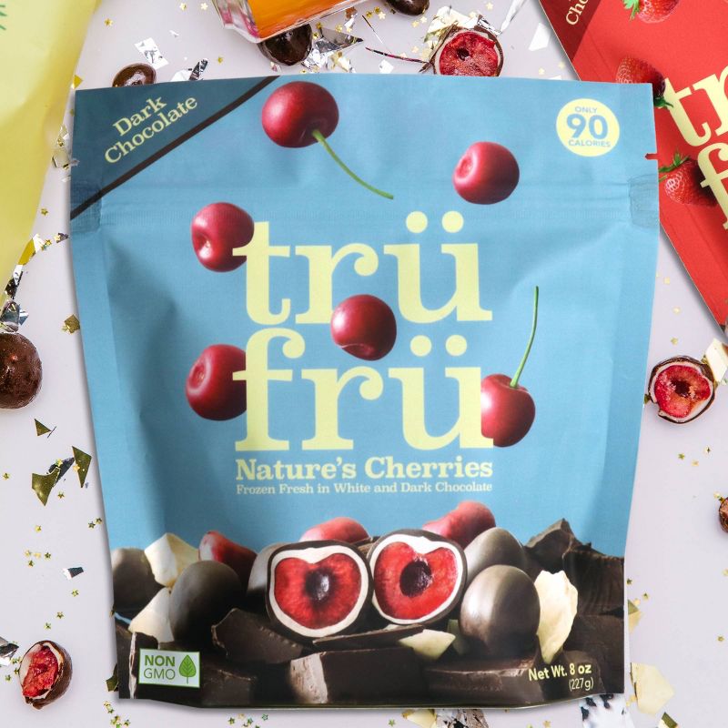 Tru Fru White &#38; Dark Chocolate Frozen Whole Cherries   - 8oz, 5 of 11