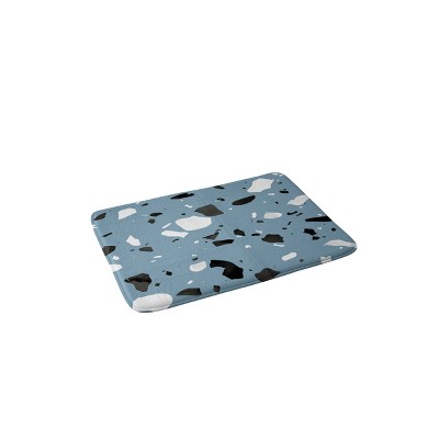 Mareike Boehmer Terrazzo Bath Mat Blue - Deny Designs