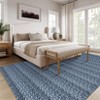 Machine Washable Rug Non Slip Non Shedding Area Rug Modern Print Braided Low Pile Foldable Indoor Carpet for Living Room Bedroom - 4 of 4