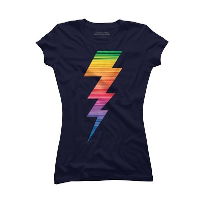 Adult Design By Humans Lightning Bolt Thunder Storm Pride By heybert00 T-Shirt