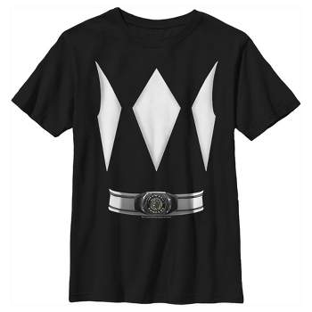Boy's Power Rangers Black Ranger Costume Tee T-Shirt