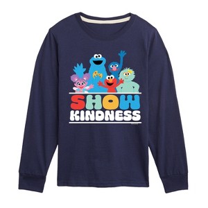 Boys' - Sesame Street - Show Kindne- Toddler and Youth Long Sleeve T-Shirt Long Sleeve Graphic T-Shirt - 1 of 3