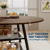 Garvee Dining Room Round Table Set for 4-6, Circle Kitchen Dining Table with Metal Base, 47 Inch Wooden Round DiningTable, Wood Kitchen Tables - 4 of 4