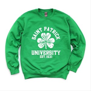 Simply Sage Market St. Patrick University Sweatshirt - M - Grass - 1 of 4