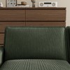 Corduroy Deep Seat Modular L-Shaped Sectional Sofa with 4 Pillows & Ottoman - 3 of 4