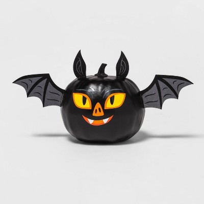 Painted Pumpkin Bat Character Halloween Decorative Sculpture - Hyde & EEK! Boutique™