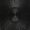 Wood Geometric Handmade Intricately Carved Radial Wall Decor Black - Olivia & May - 4 of 4