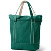 Lands' End Zip Top Canvas Tote Bag - 4 of 4